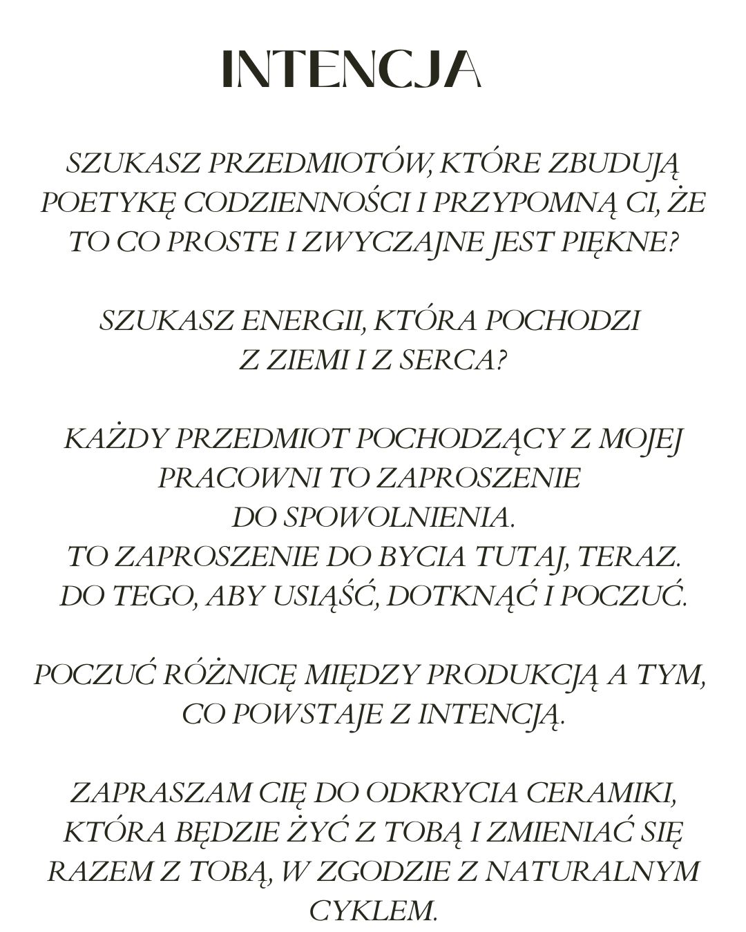 intencja  motto